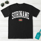 Suriname Collegiate Flag T-Shirt