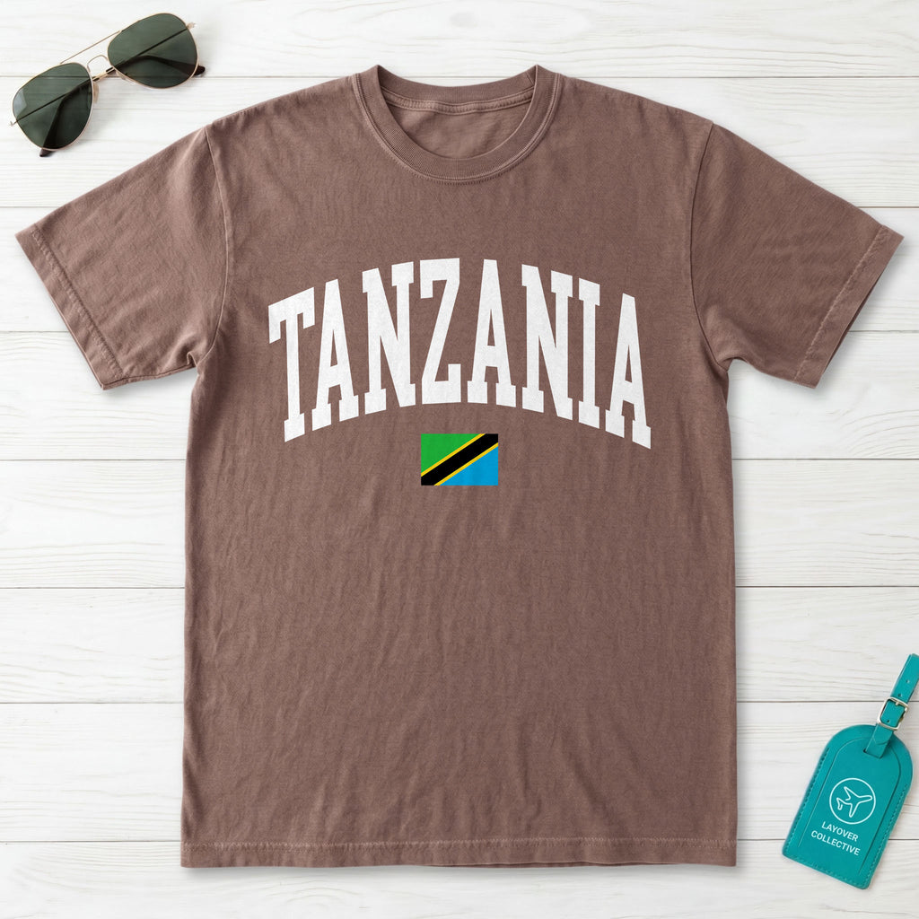 Tanzania Collegiate Flag T-Shirt