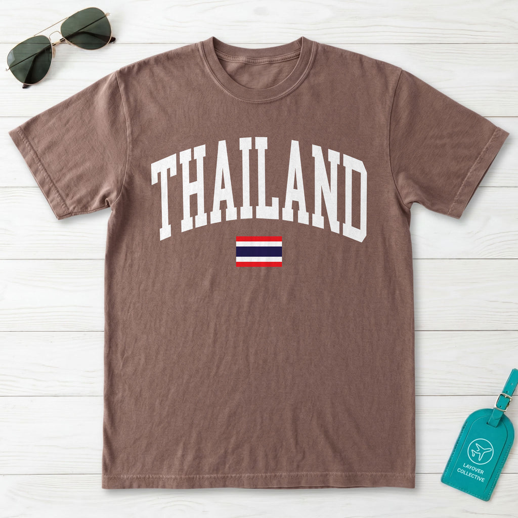 Thailand Collegiate Flag T-Shirt