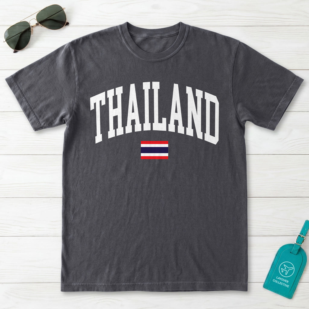 Thailand Collegiate Flag T-Shirt