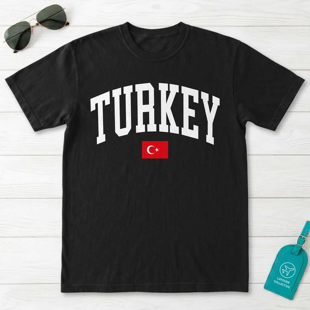 Turkey Collegiate Flag T-Shirt