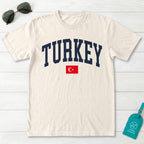 Turkey Collegiate Flag T-Shirt