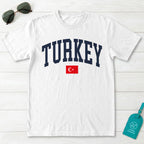 Turkey Collegiate Flag T-Shirt