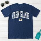 U.S. Virgin Islands Collegiate Flag T-Shirt