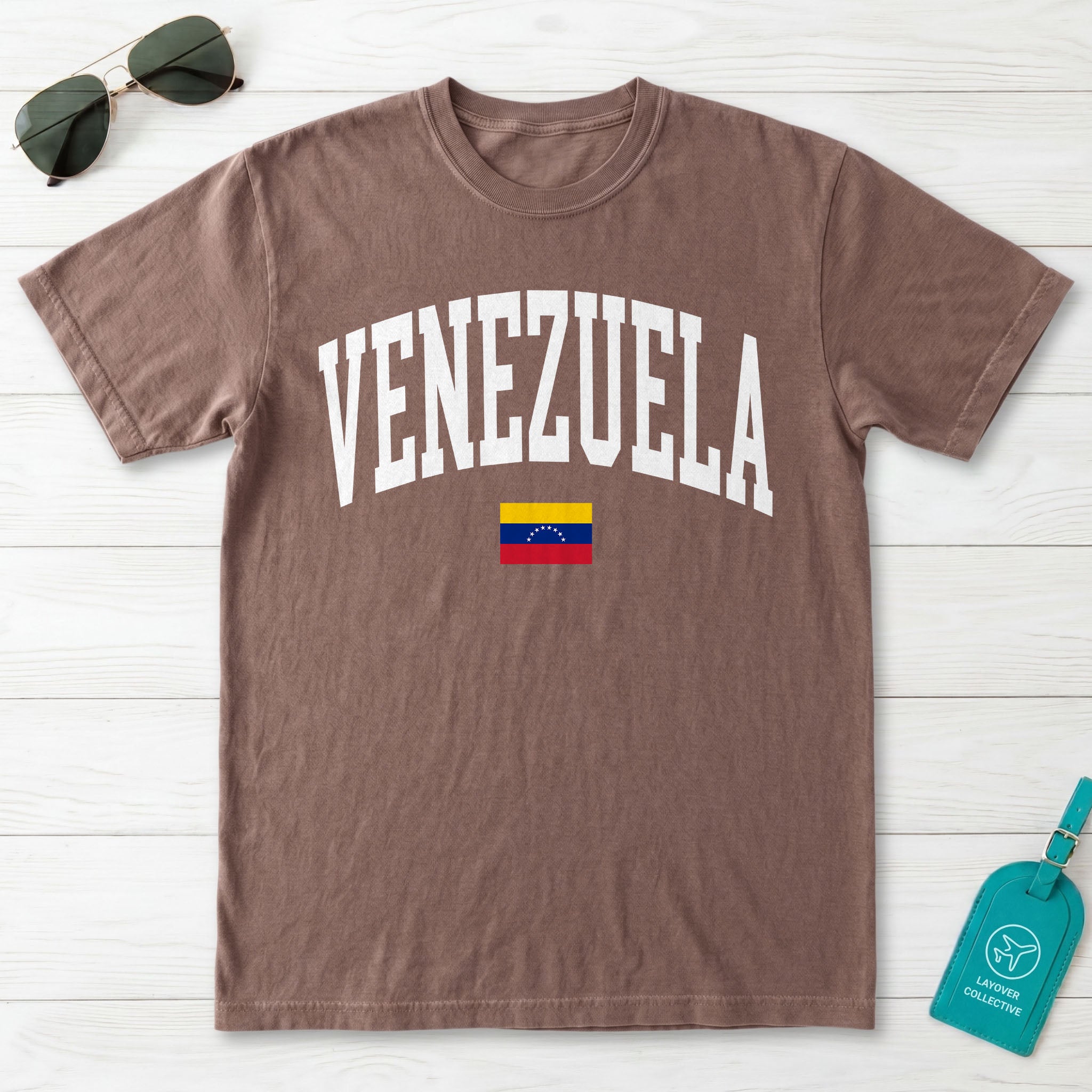Venezuela Collegiate Flag T-Shirt