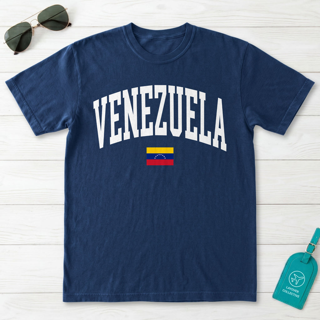 Venezuela Collegiate Flag T-Shirt