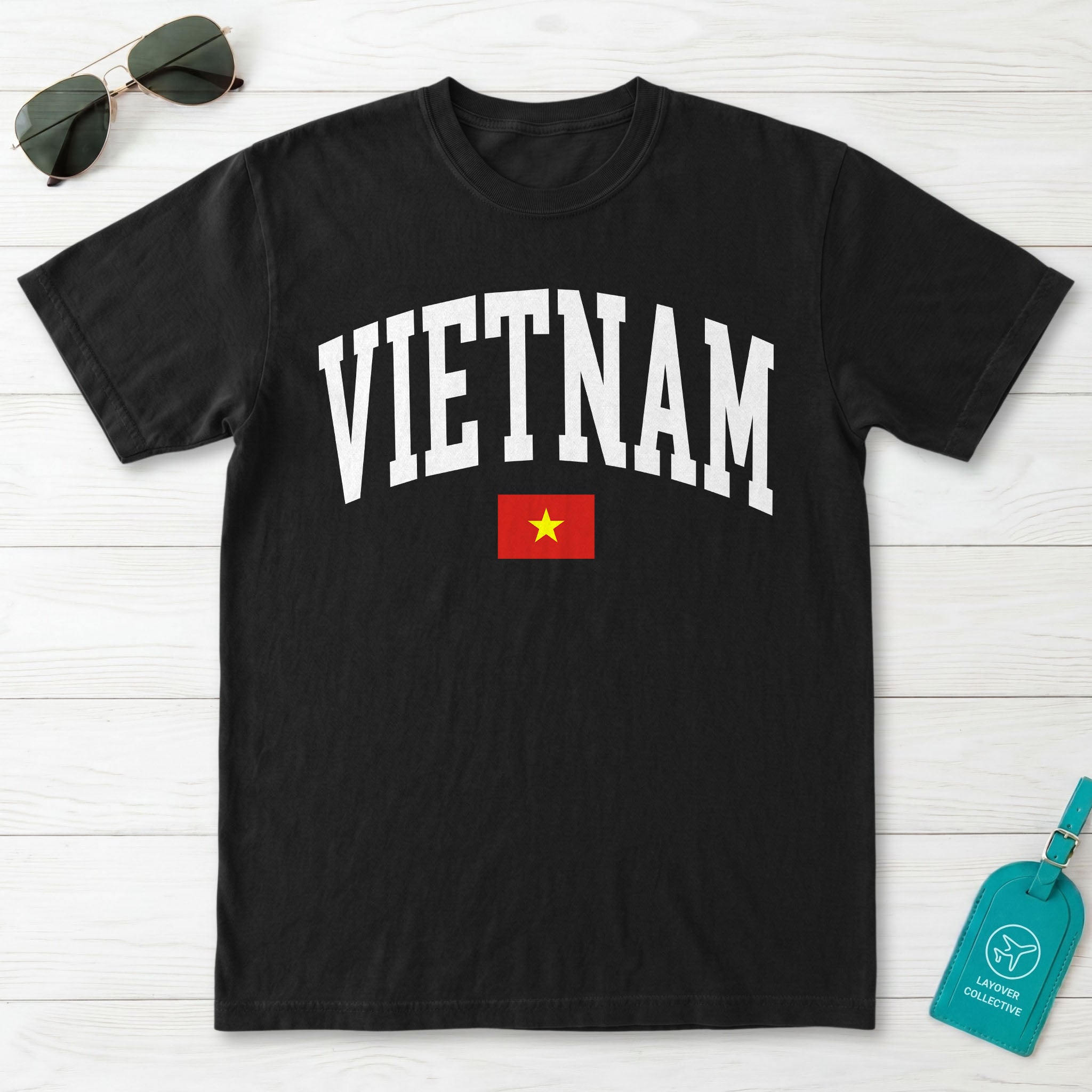 Vietnam Collegiate Flag T-Shirt