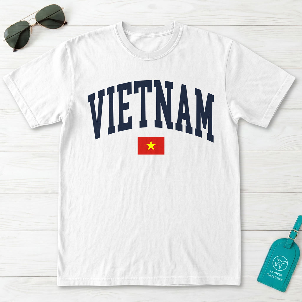 Vietnam Collegiate Flag T-Shirt