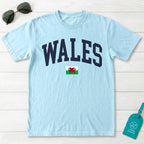 Wales Collegiate Flag T-Shirt