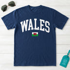 Wales Collegiate Flag T-Shirt