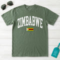 Zimbabwe Collegiate Flag T-Shirt